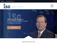 Tablet Screenshot of blog.isg-one.com
